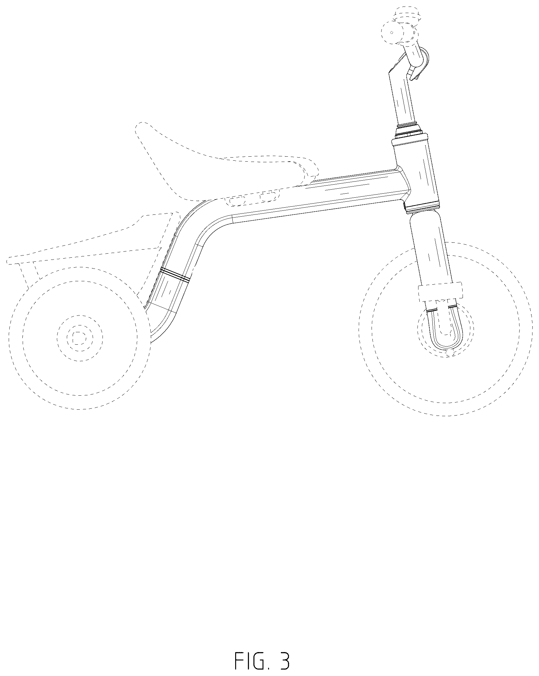 Patent USD1043451 Figure 3 – Children tricycle