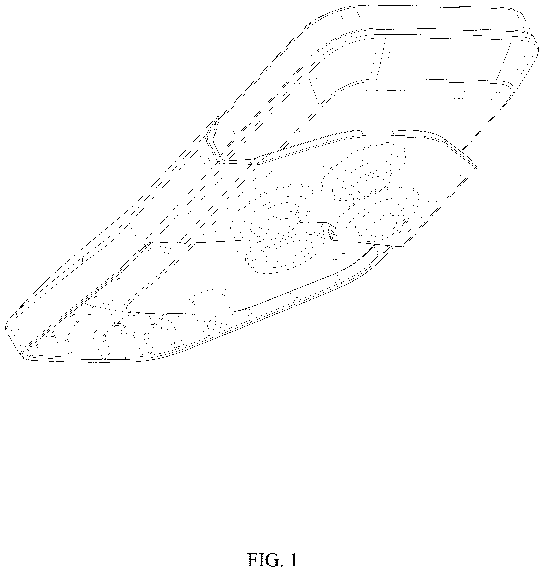 Patent USD1043452 — Dashboard for electric bicycle — Figure 1