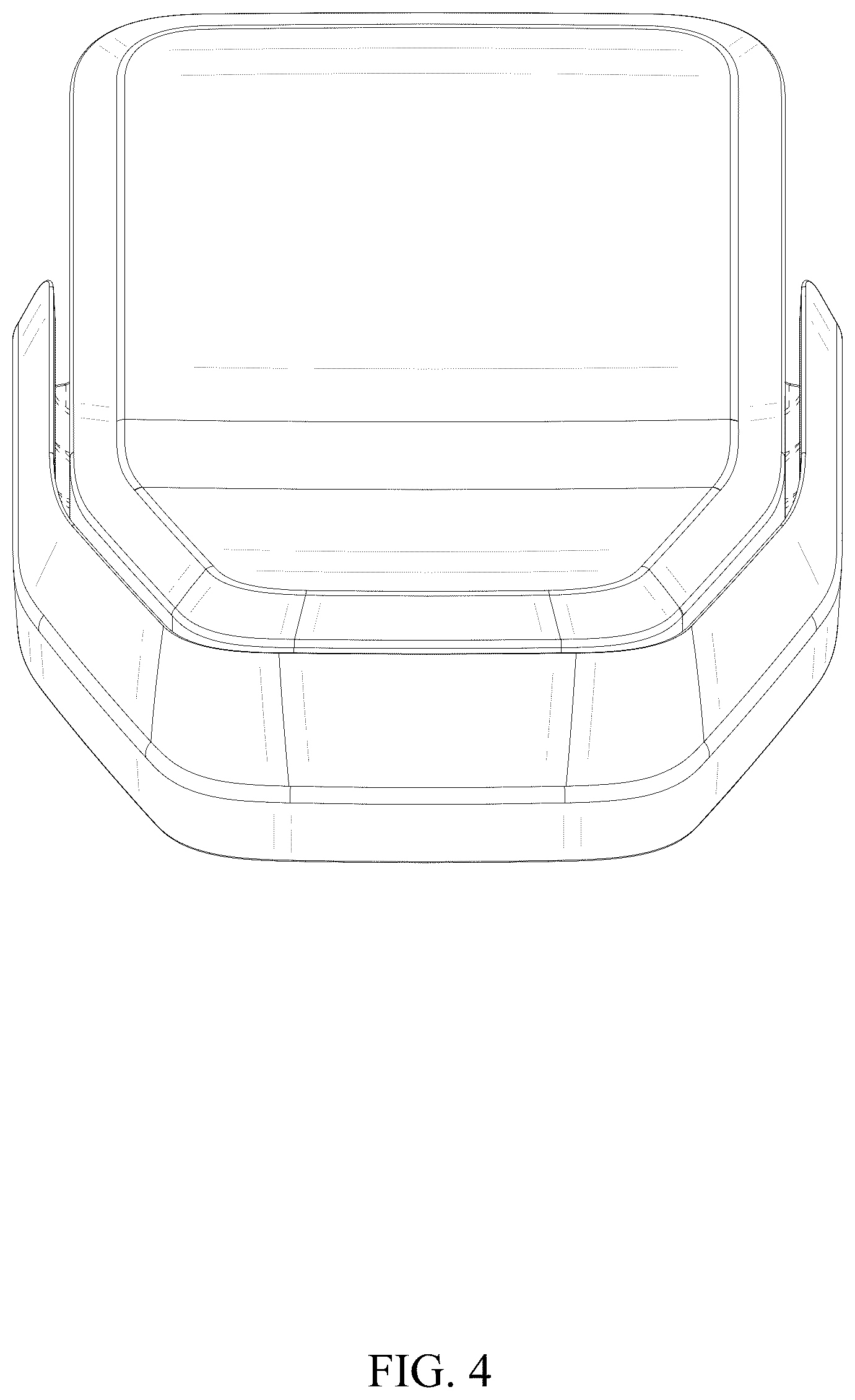 Patent USD1043452 Figure 4 – Dashboard for electric bicycle