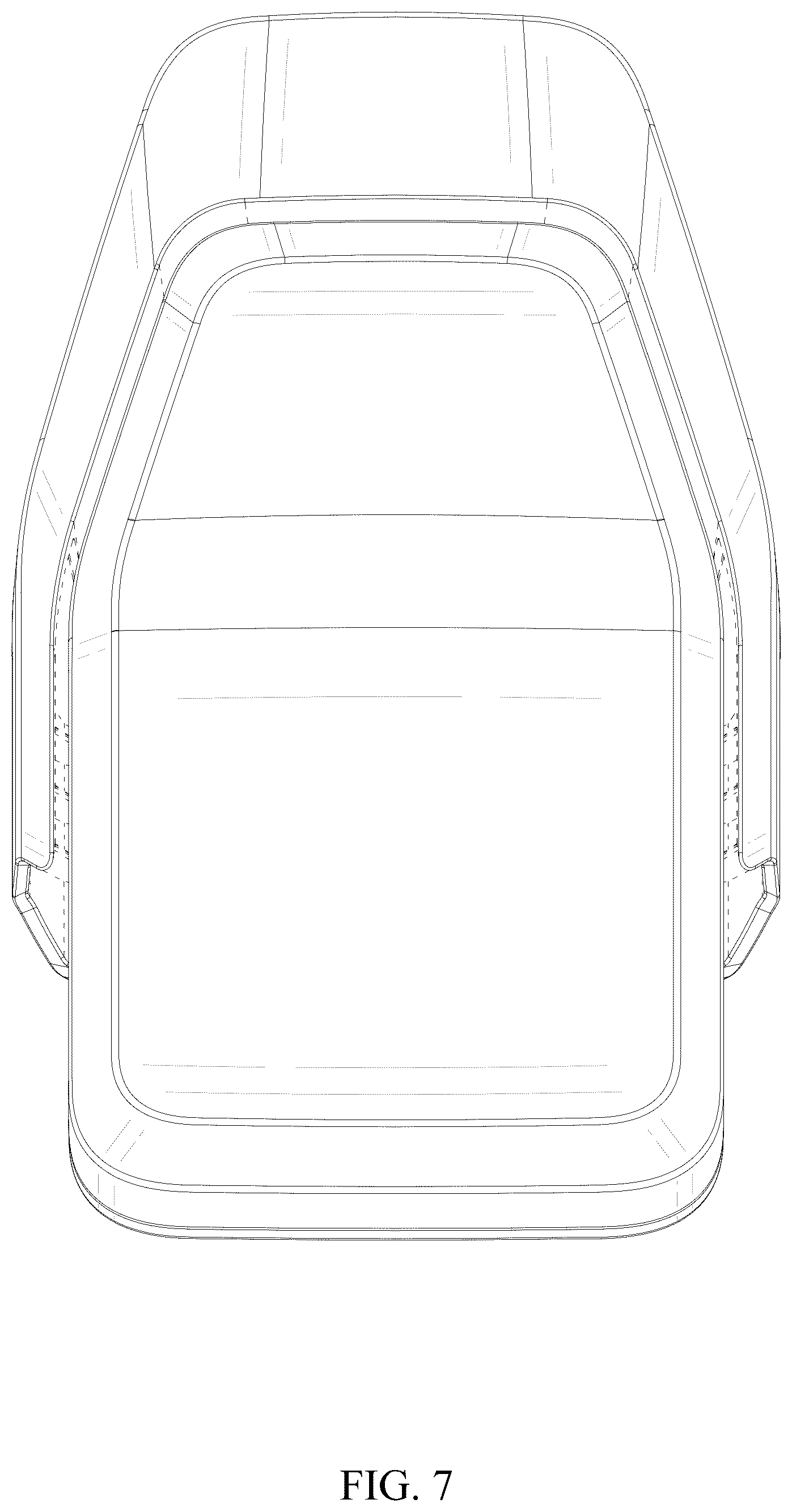 Patent USD1043452 Figure 7 – Dashboard for electric bicycle