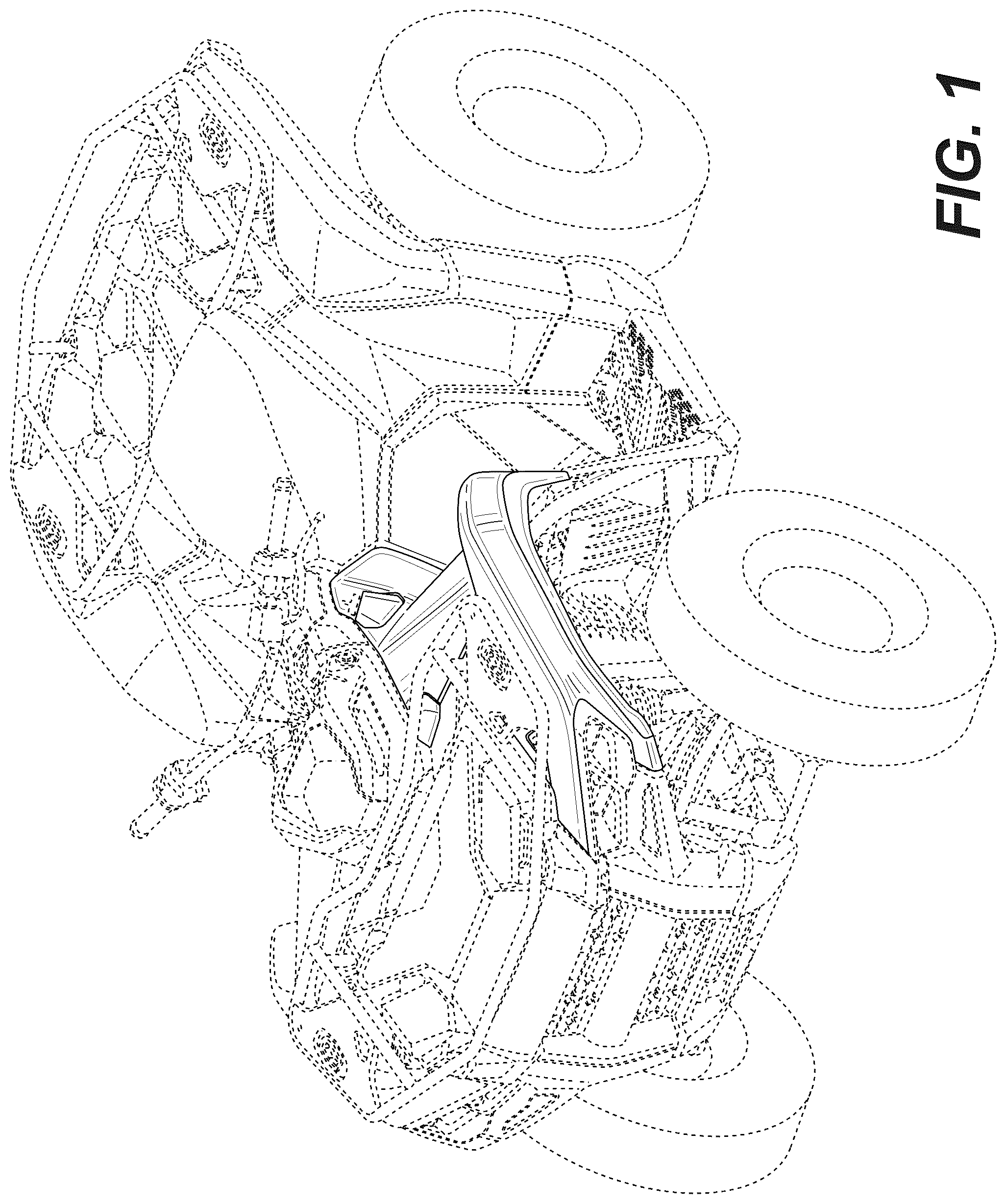 Patent USD1043453 Figure 1 – Vehicle body panel