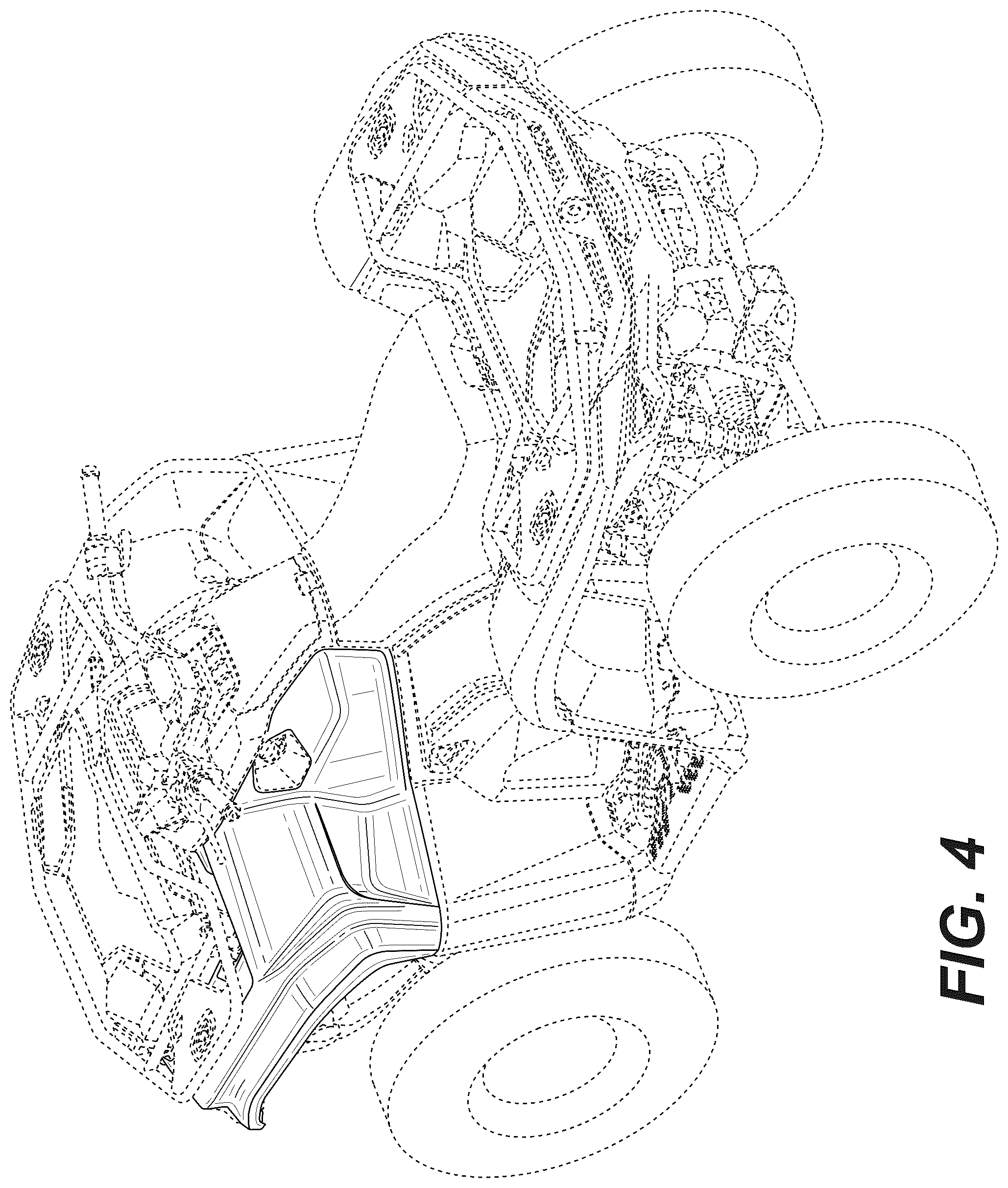 Patent USD1043453 Figure 4 – Vehicle body panel