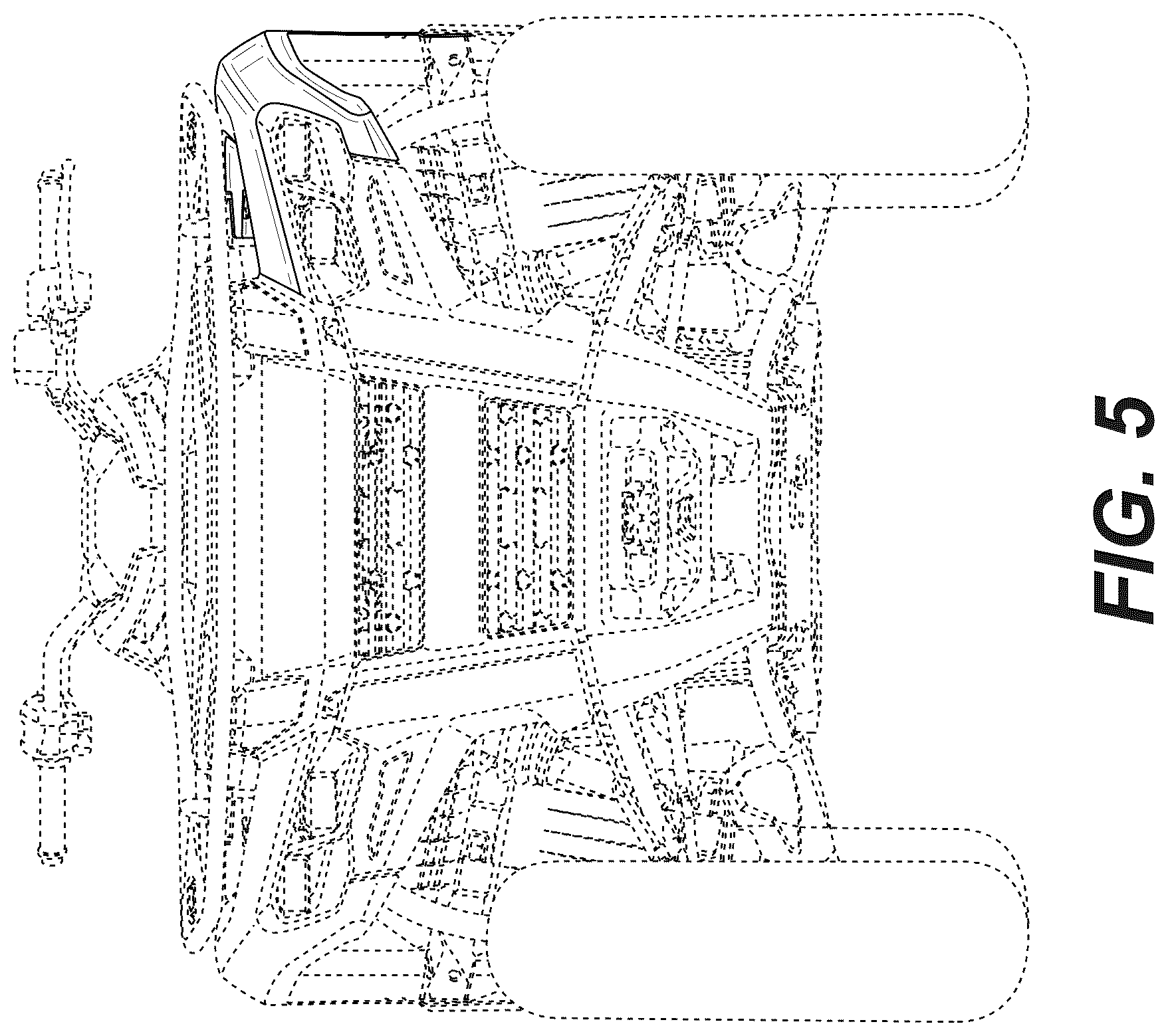 Patent USD1043453 Figure 5 – Vehicle body panel