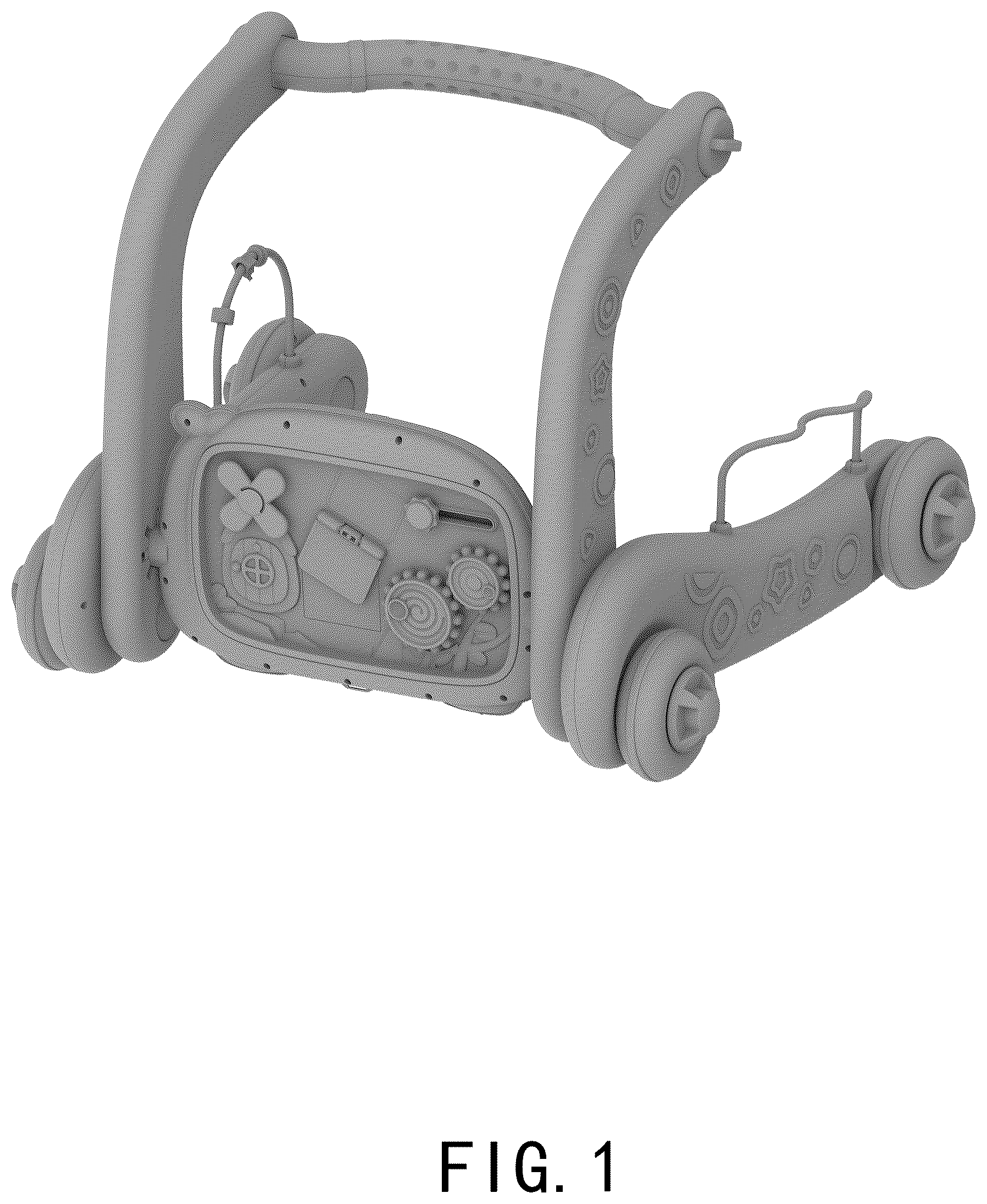 Patent USD1043454 Figure 1 – Baby walker