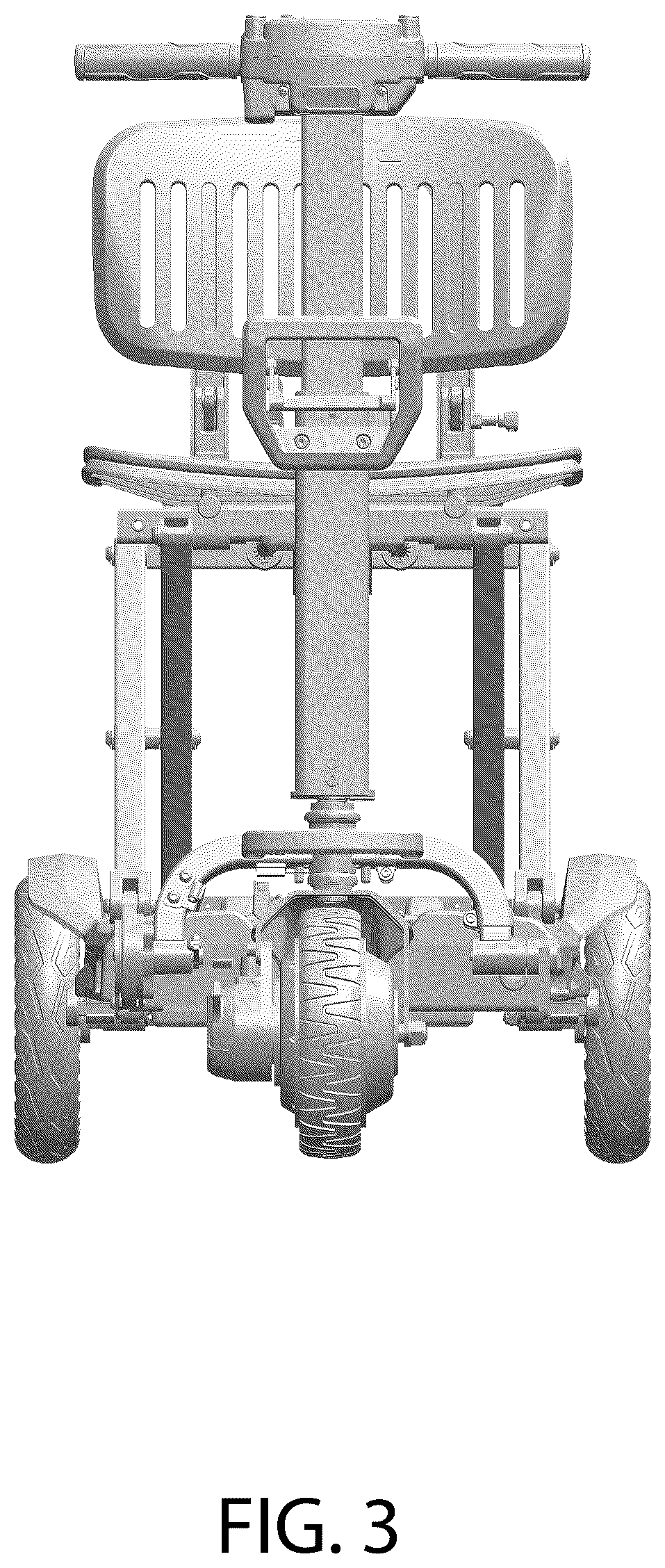 Patent USD1043455 Figure 3 – Foldable mobility vehicle