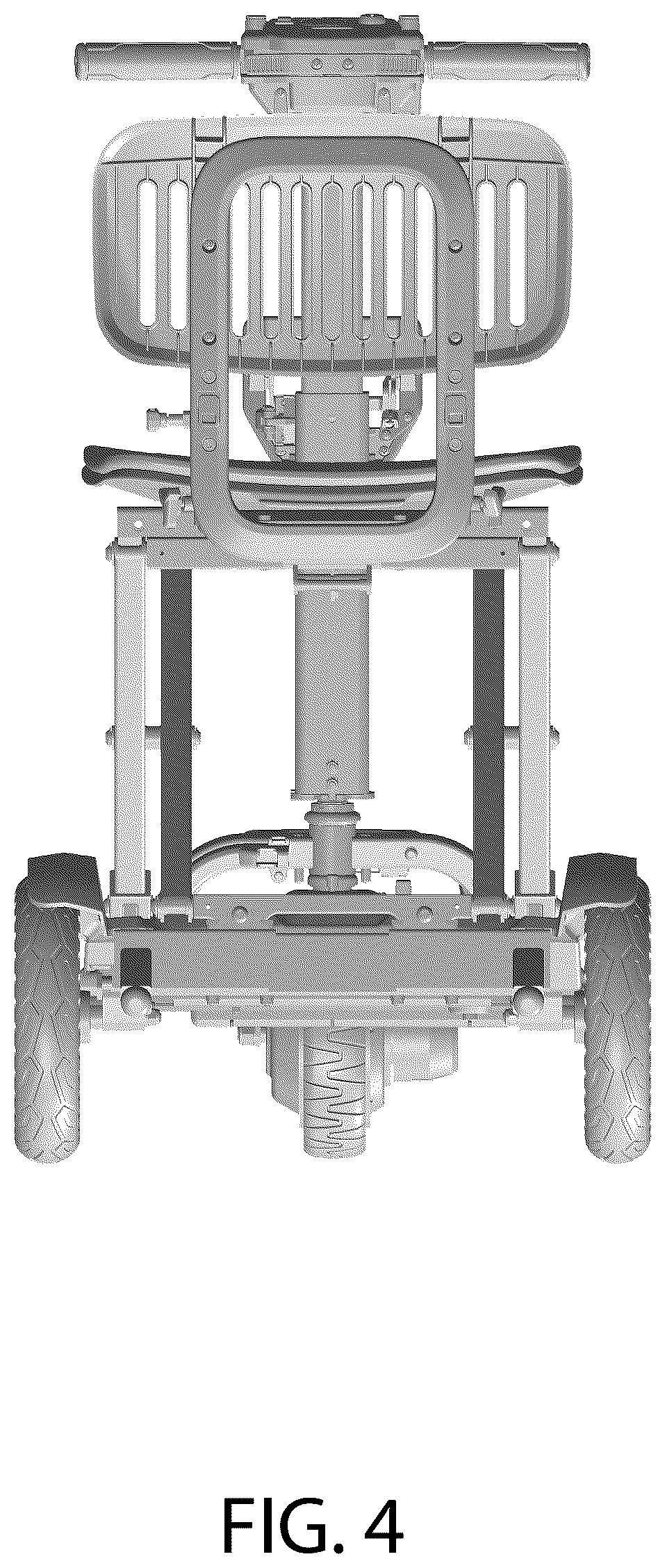 Patent USD1043455 Figure 4 – Foldable mobility vehicle
