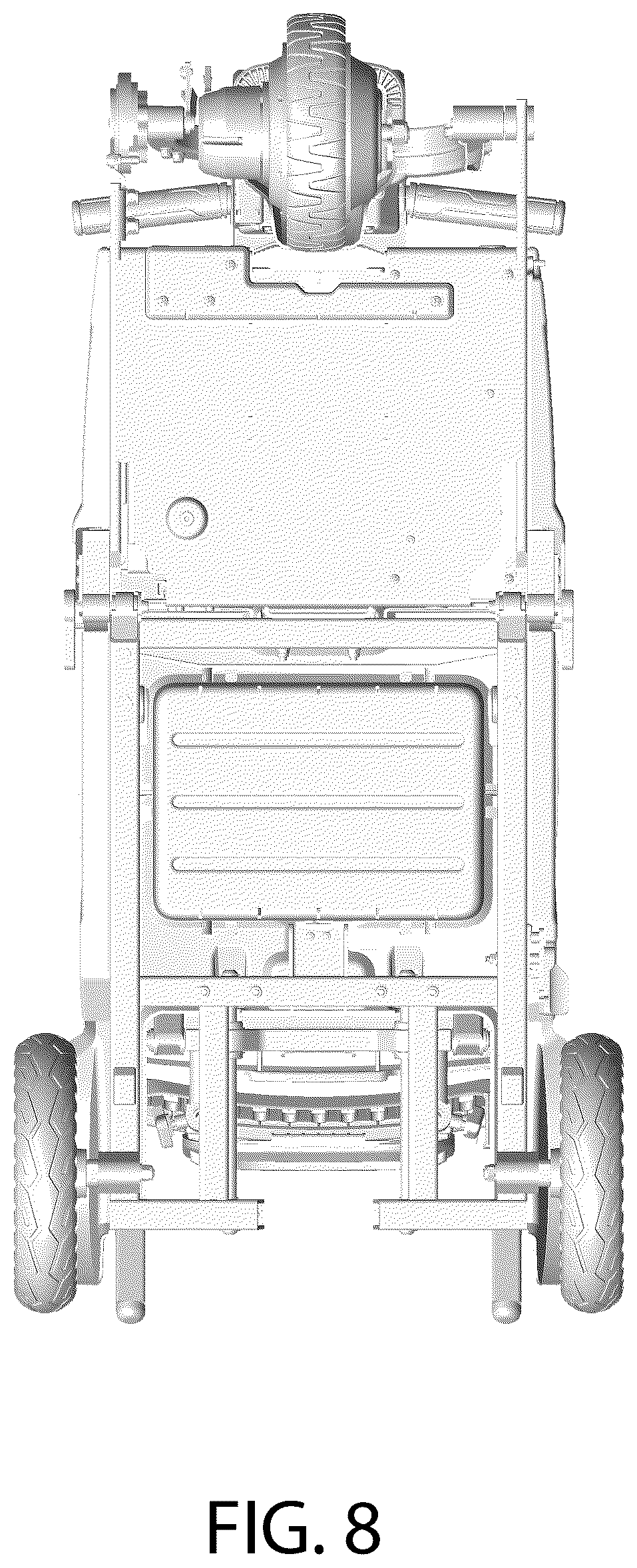 Patent USD1043455 Figure 8 – Foldable mobility vehicle