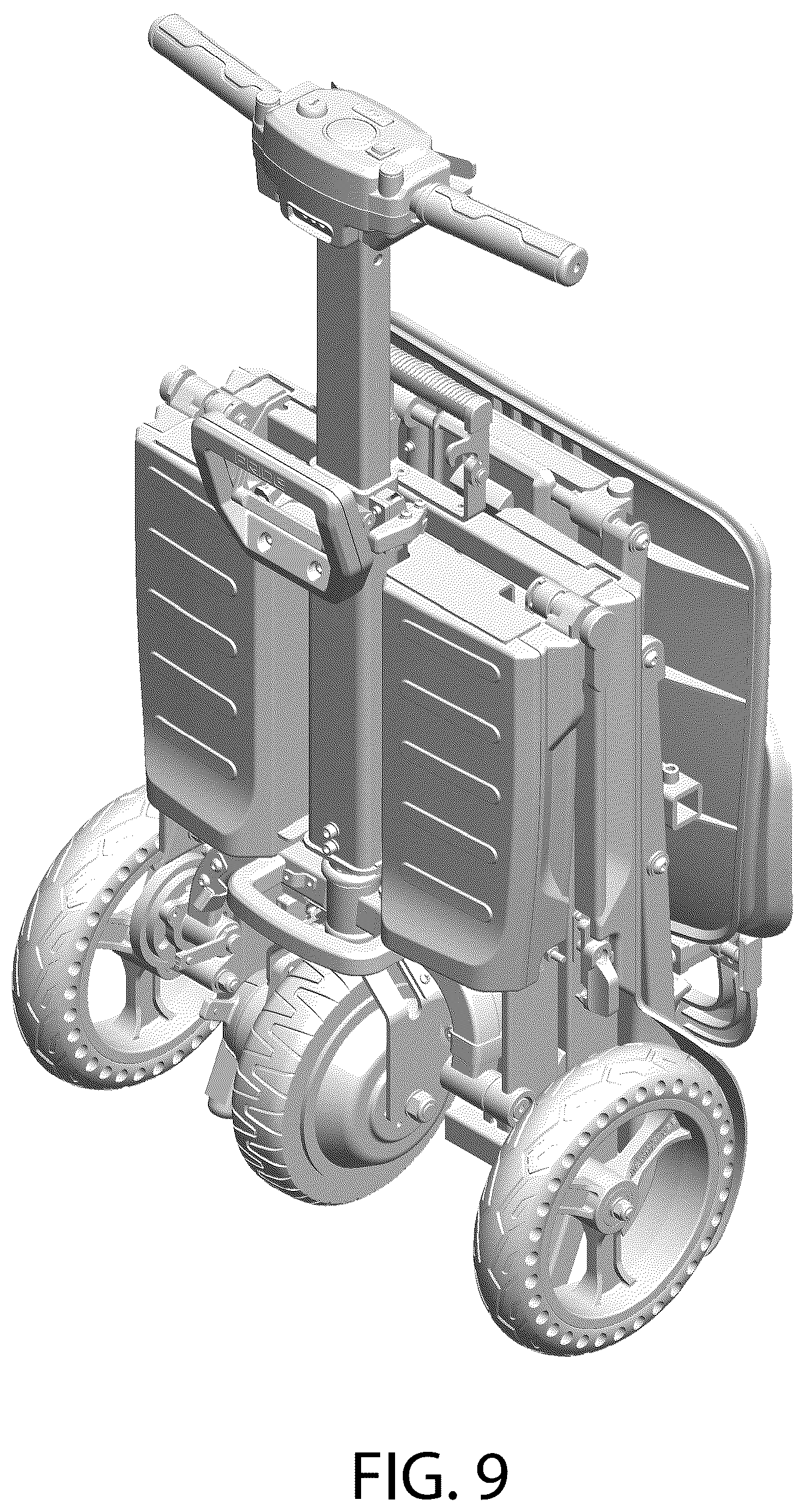 Patent USD1043455 Figure 9 – Foldable mobility vehicle