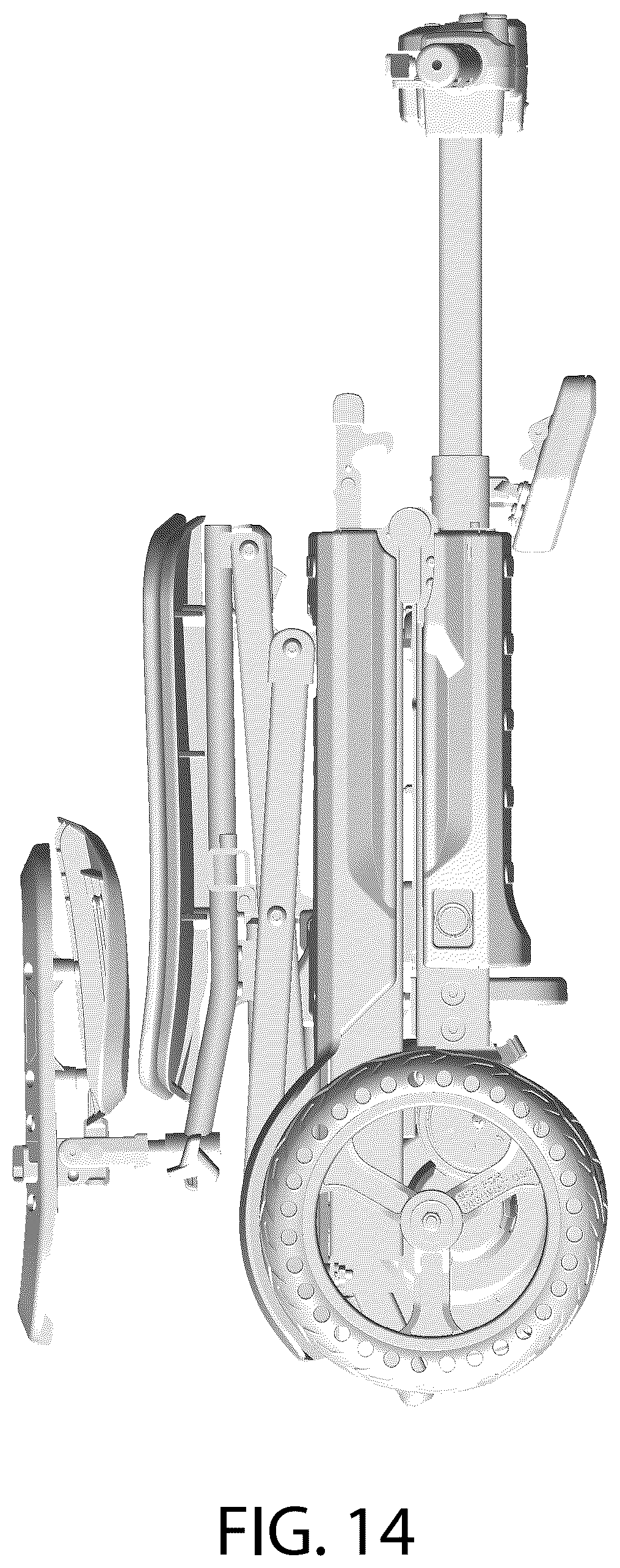 Patent USD1043455 Figure 14 – Foldable mobility vehicle