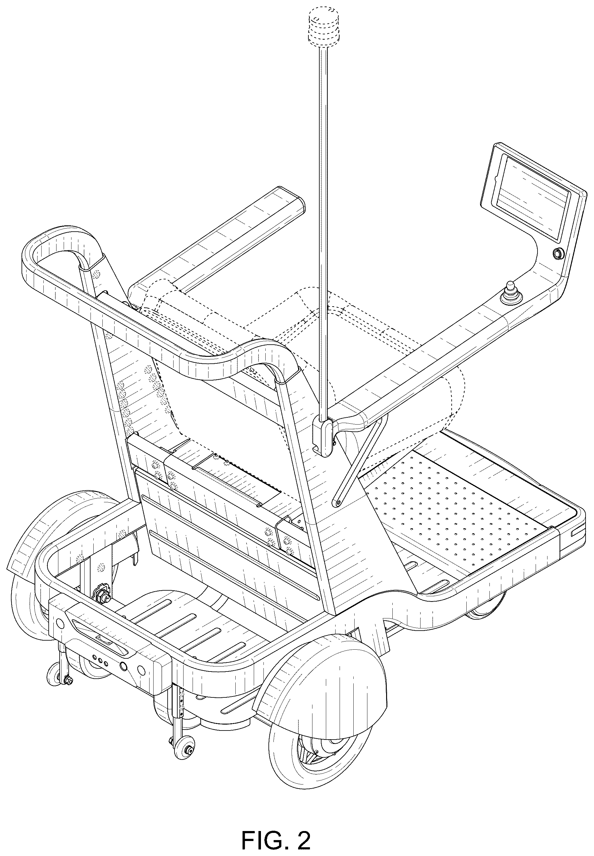 Patent USD1043456 Figure 2 – Smart wheelchair