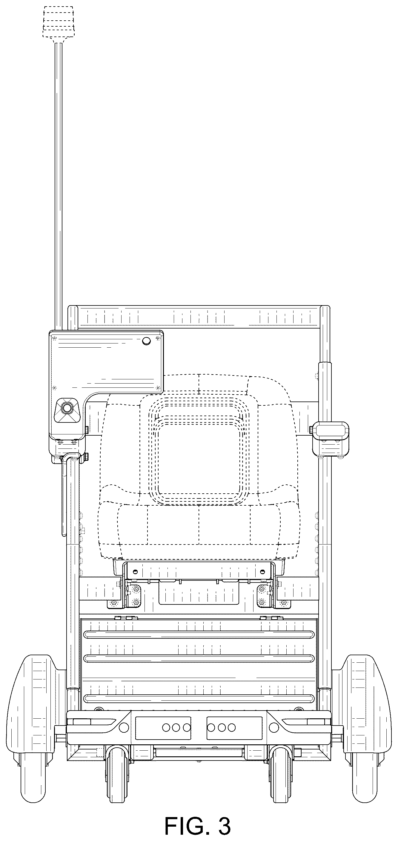 Patent USD1043456 Figure 3 – Smart wheelchair