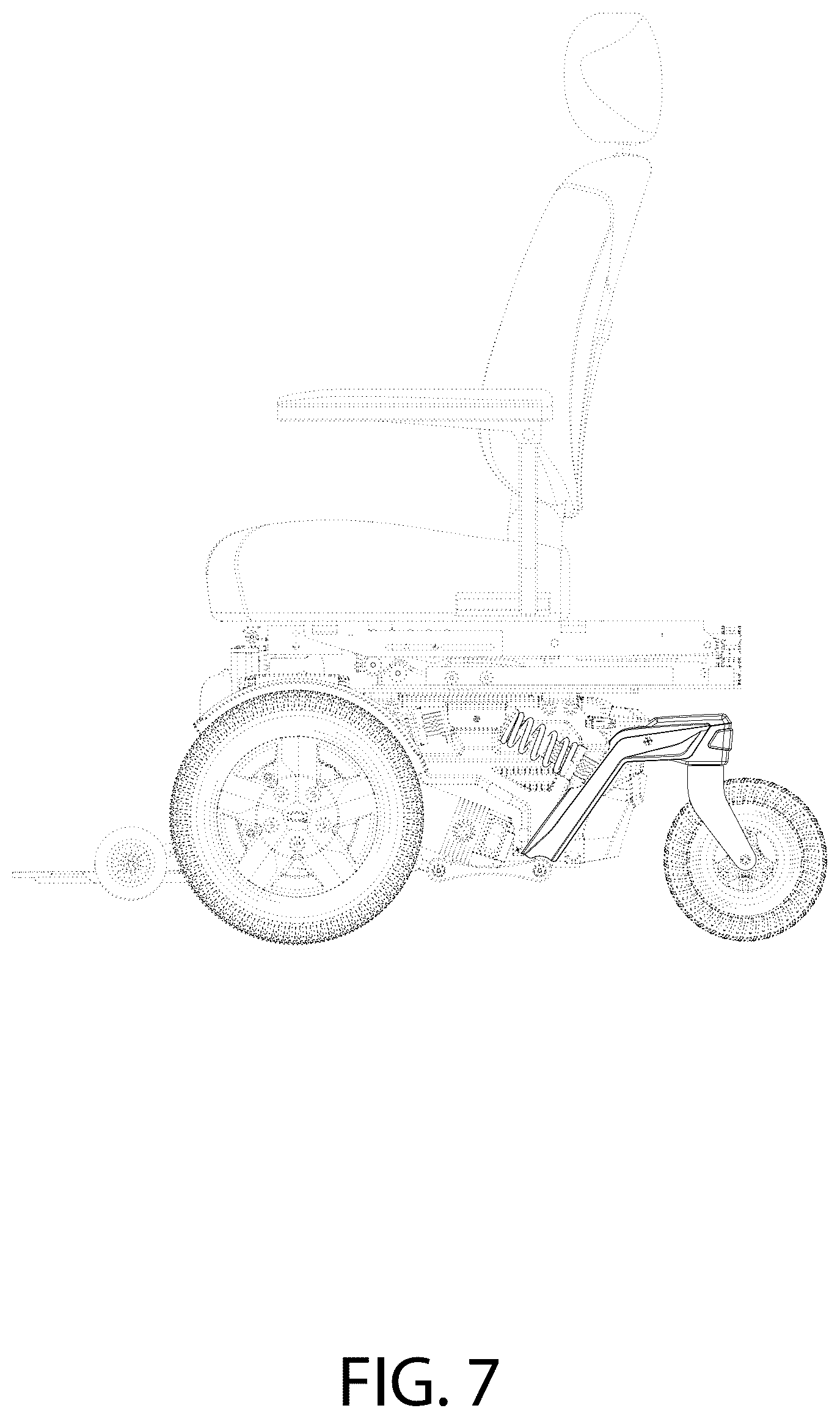 Patent USD1043457 Figure 7 – Electric wheelchair