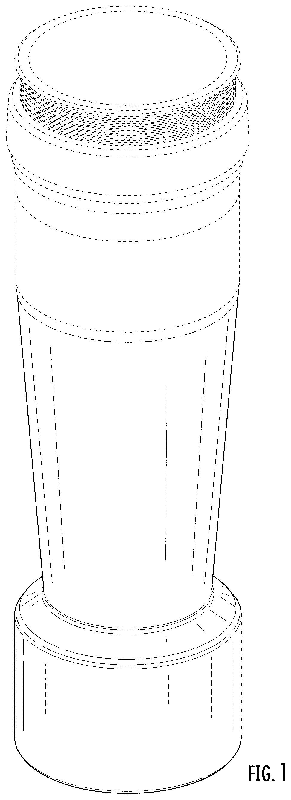 Patent USD1043458 Figure 1 – Rolling tube for an air strut