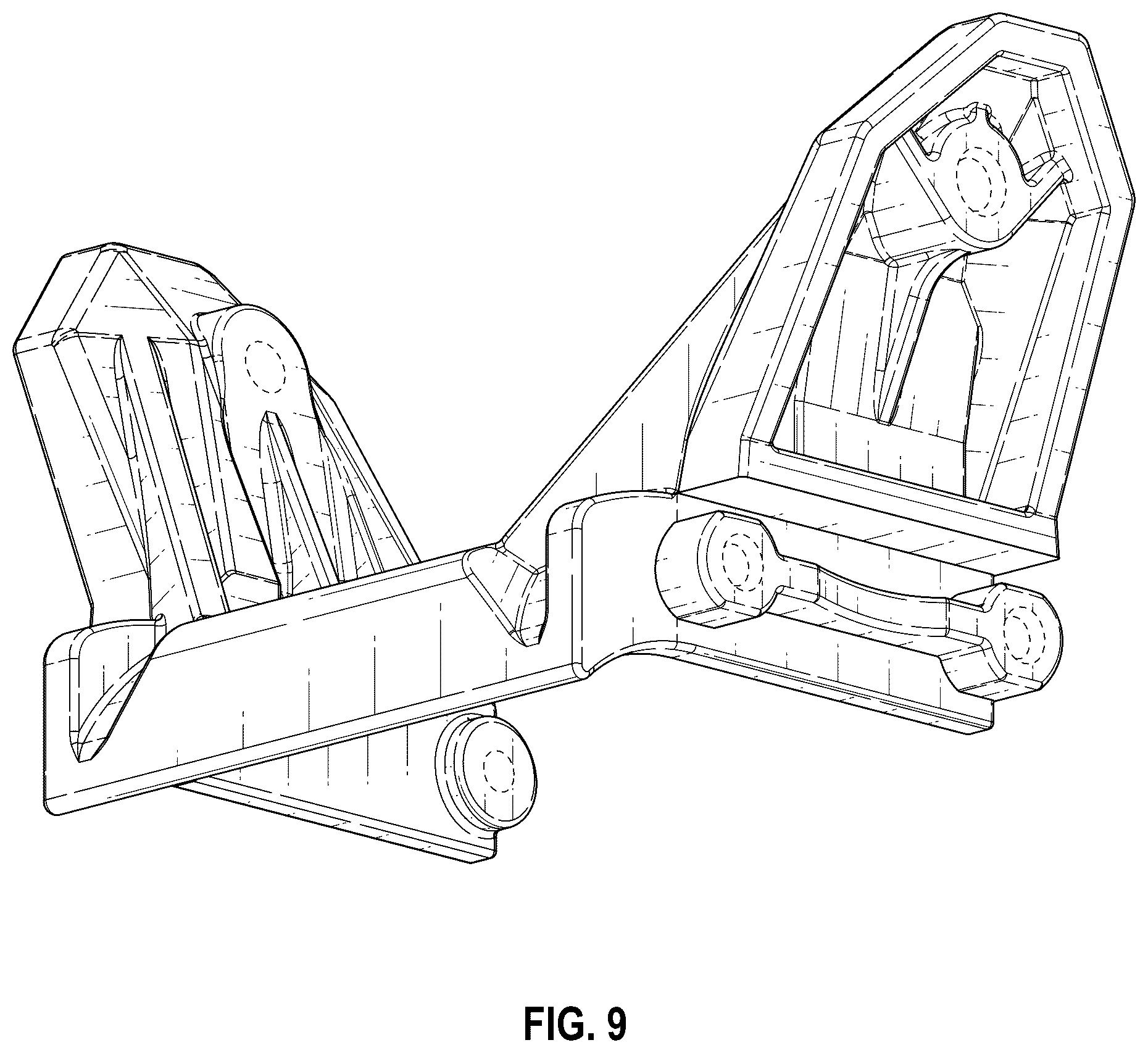 Patent USD1043459 Figure 8 – Model vehicle shock tower