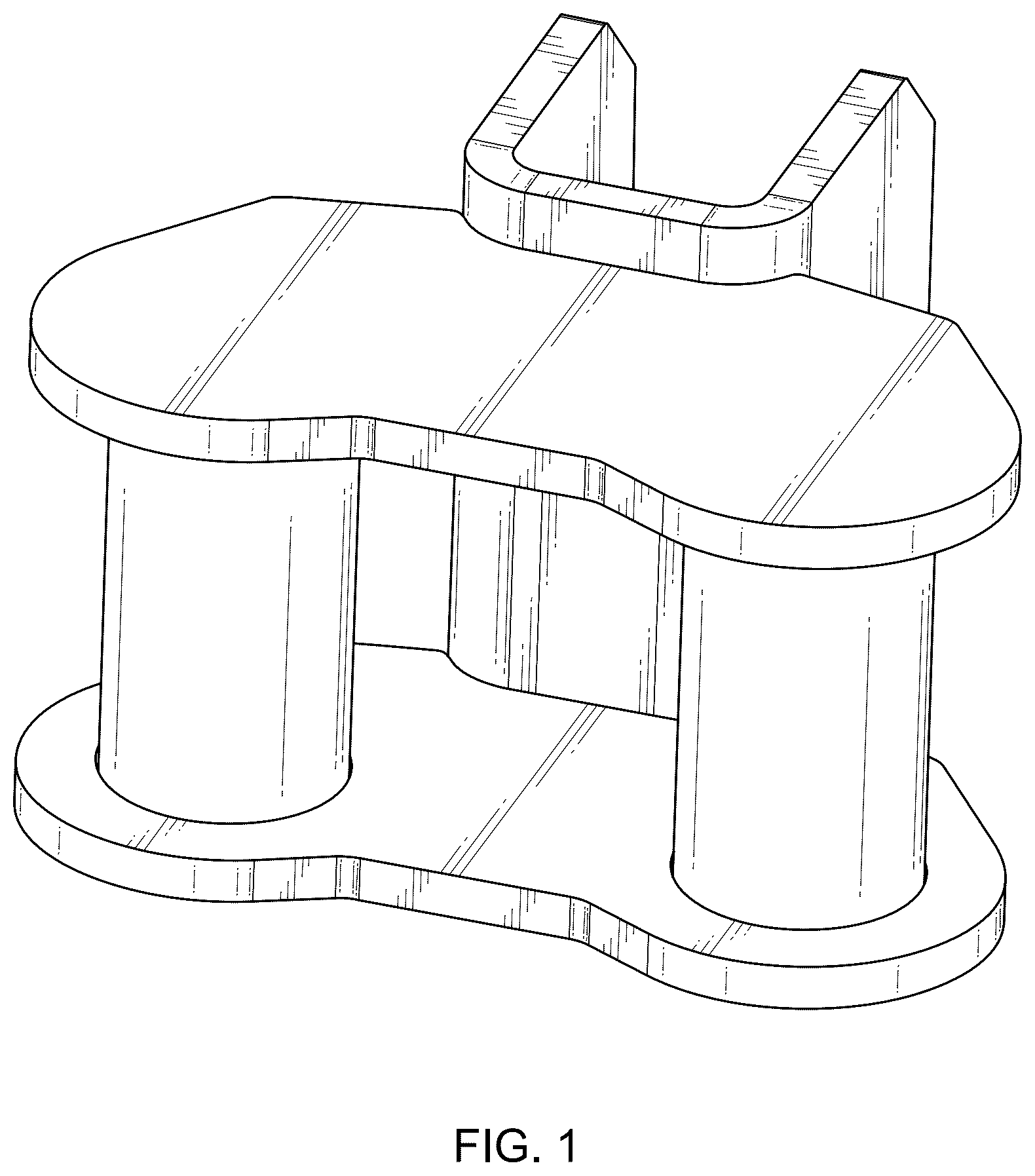 Patent USD1043460 Figure 1 – Head for weight-distributing hitch