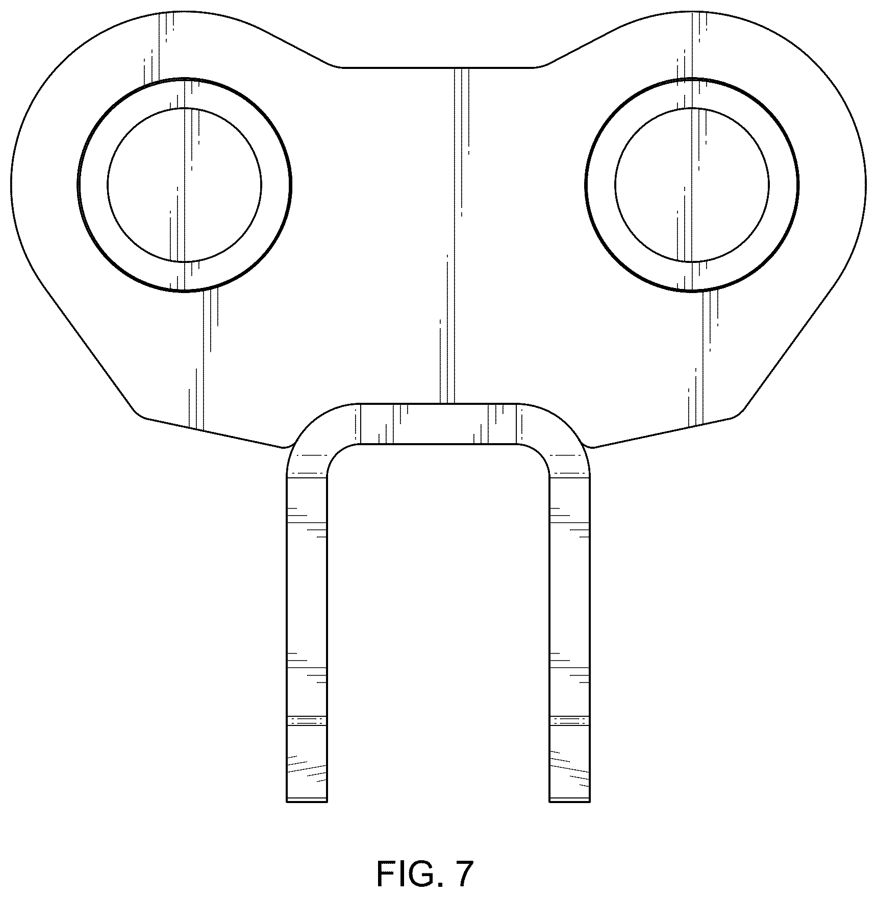 Patent USD1043460 Figure 7 – Head for weight-distributing hitch