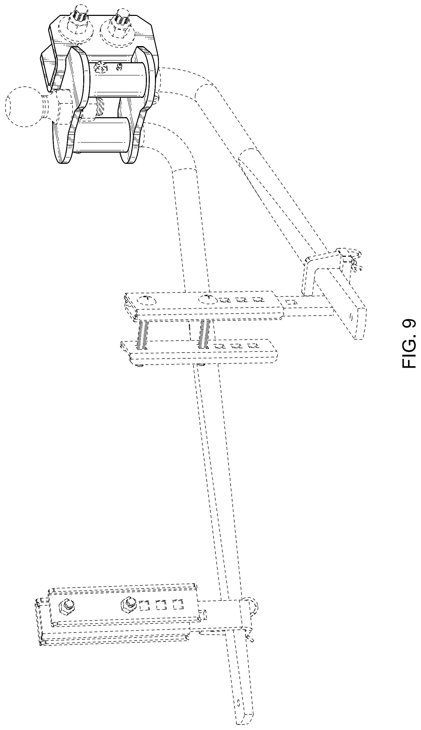 Patent USD1043460 Figure 9 – Head for weight-distributing hitch