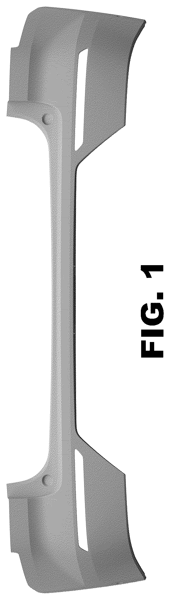 Patent USD1043463 Figure 1 – Bumper for a vehicle