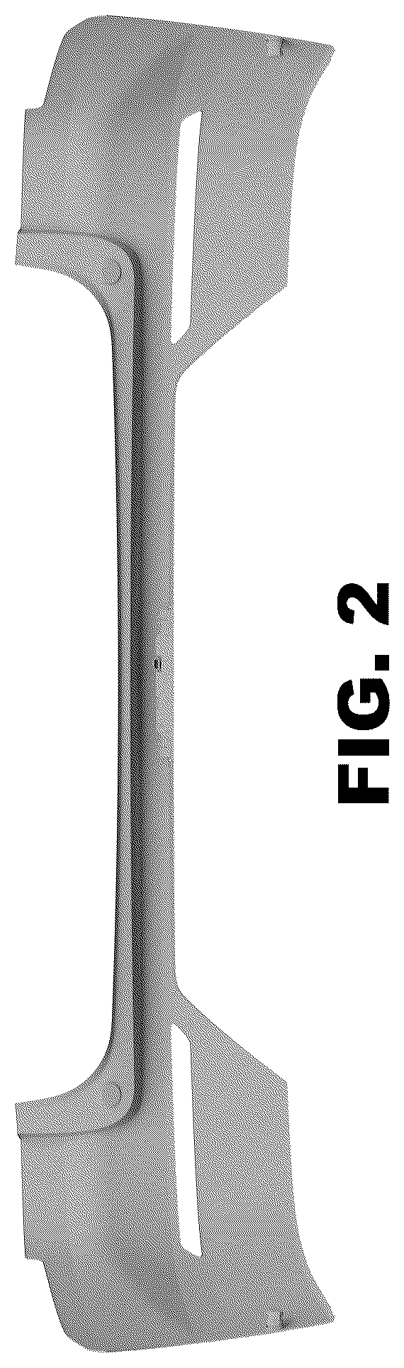 Patent USD1043463 Figure 2 – Bumper for a vehicle