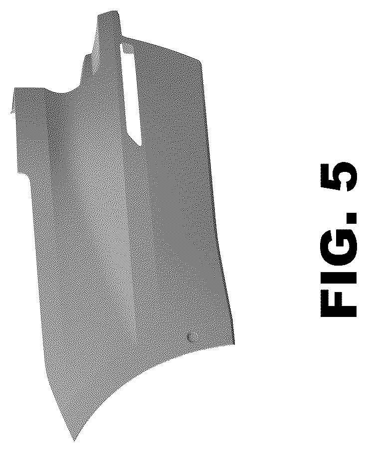 Patent USD1043463 Figure 5 – Bumper for a vehicle