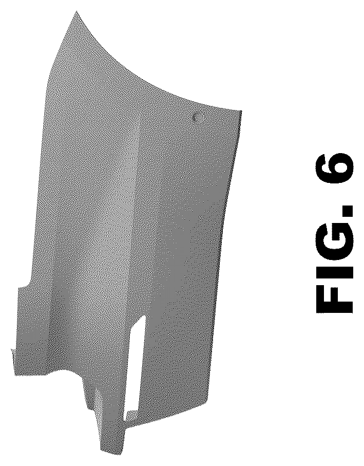 Patent USD1043463 Figure 6 – Bumper for a vehicle