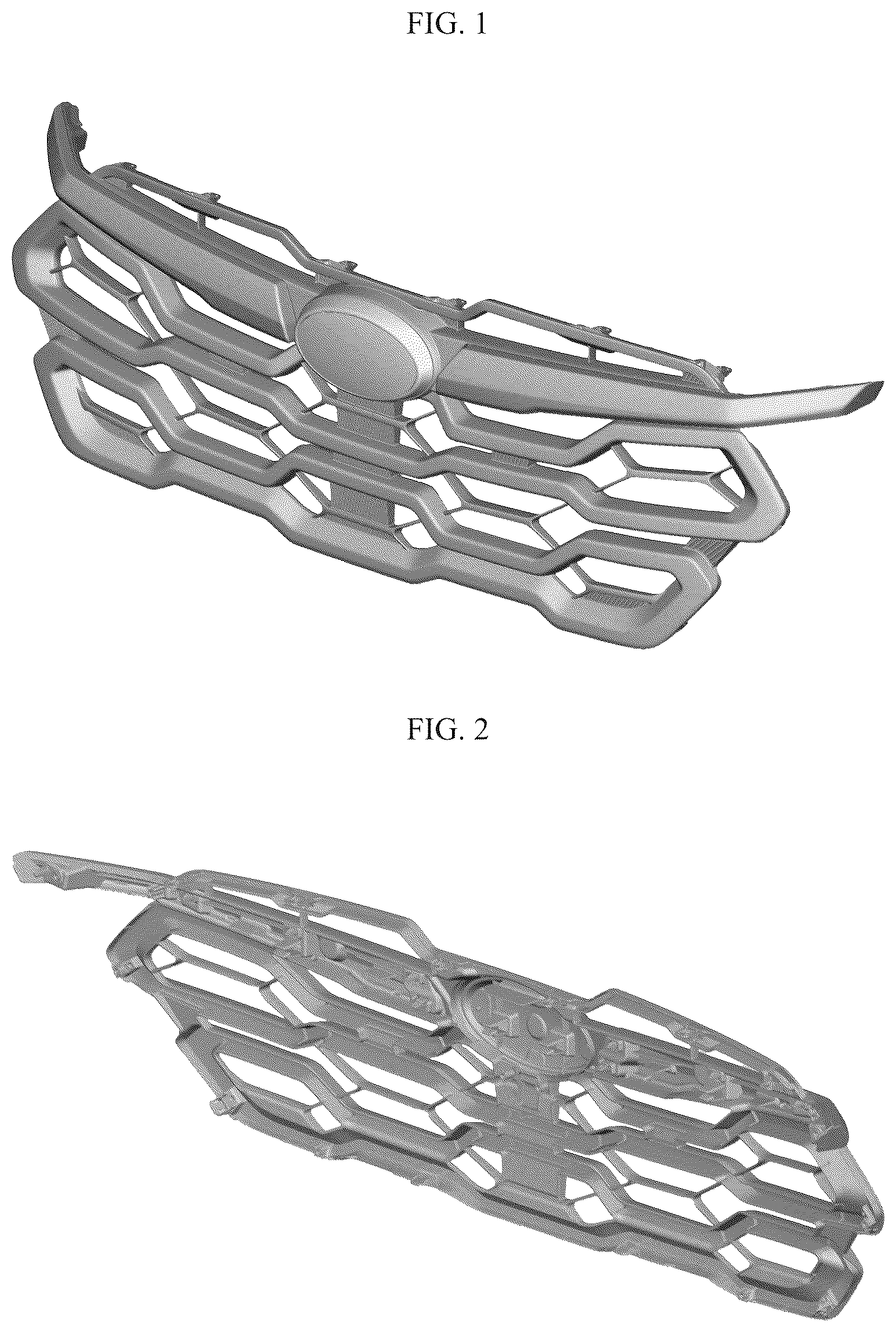 Patent USD1043464 Figure 1 – Front grille for an automobile