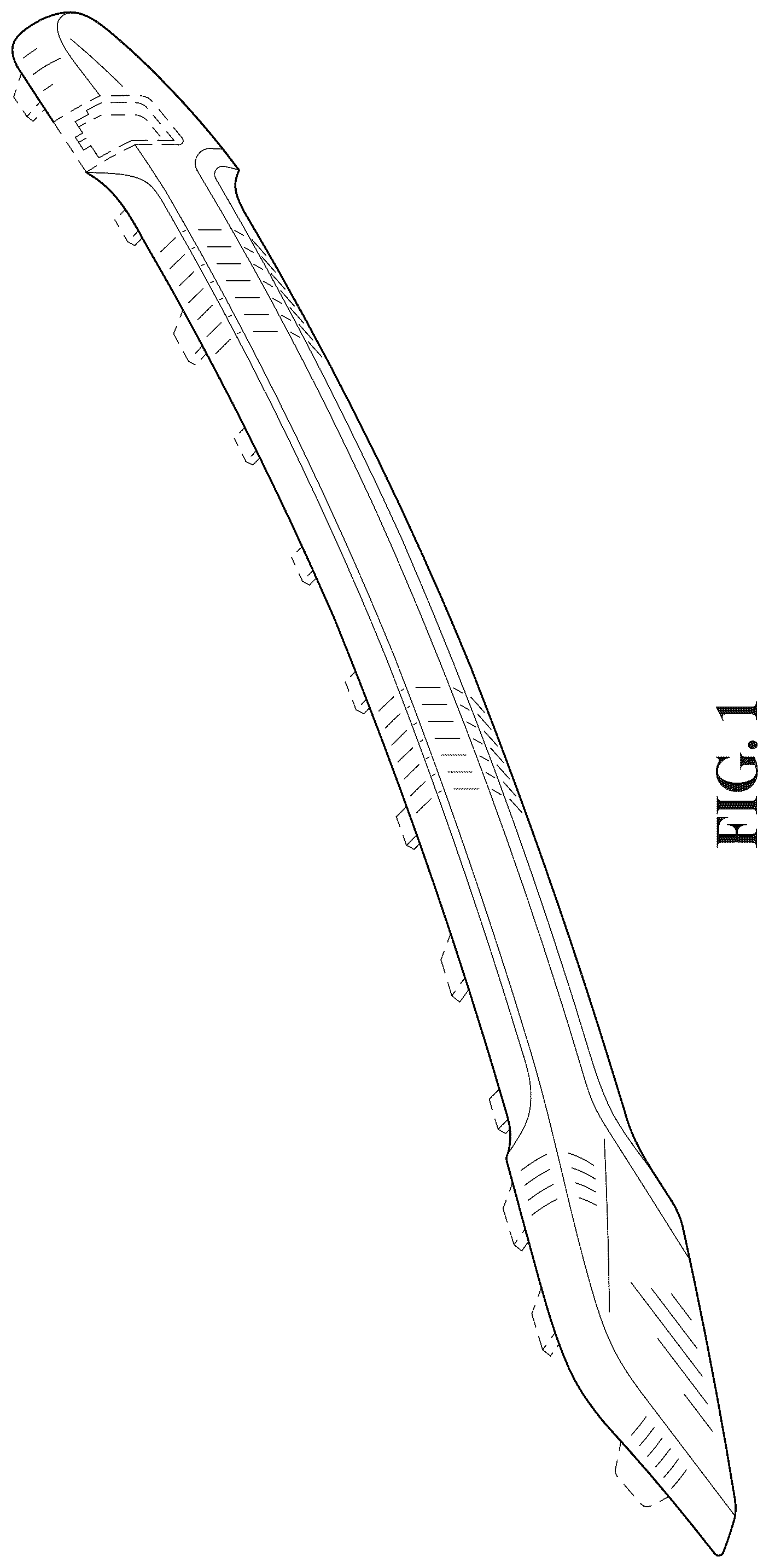 Patent USD1043465 — Vehicle rear upper fascia — Figure 1