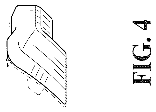 Patent USD1043465 Figure 4 – Vehicle rear upper fascia