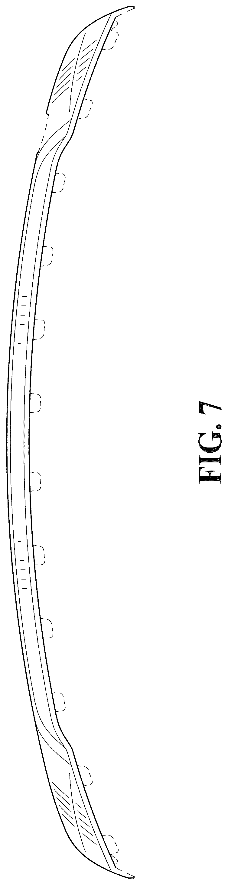 Patent USD1043465 Figure 7 – Vehicle rear upper fascia