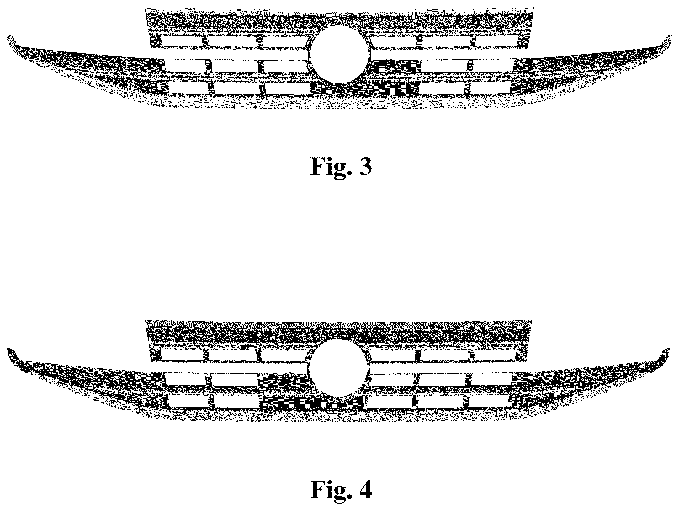 Patent USD1043466 Figure 2 – Radiator grille for vehicle