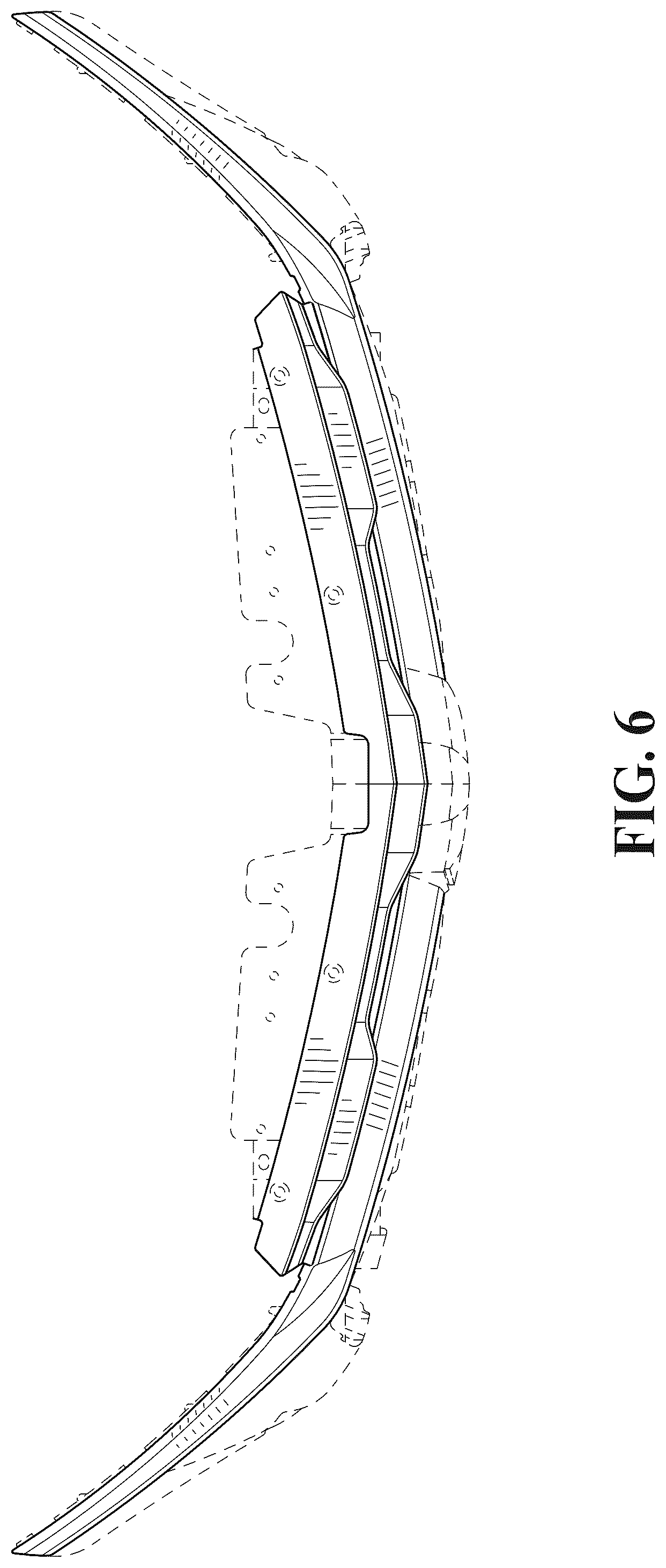 Patent USD1043467 Figure 6 – Motor vehicle grille