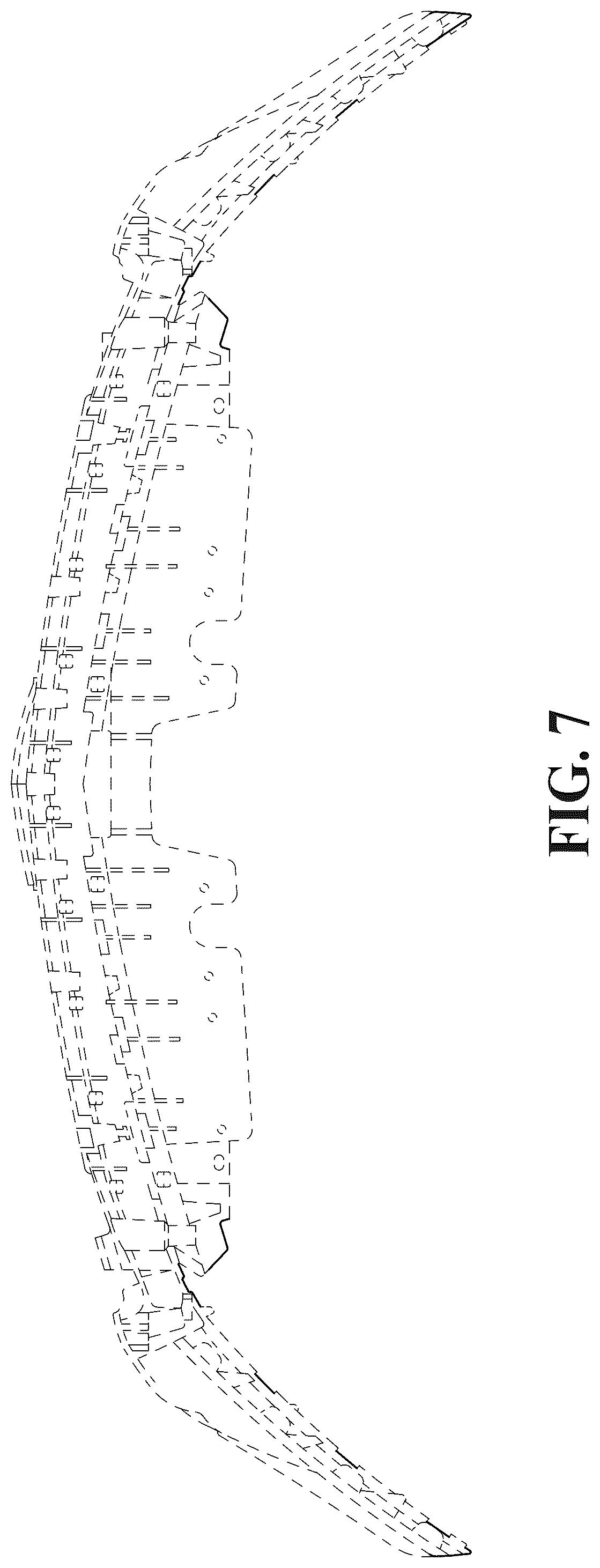 Patent USD1043467 Figure 7 – Motor vehicle grille