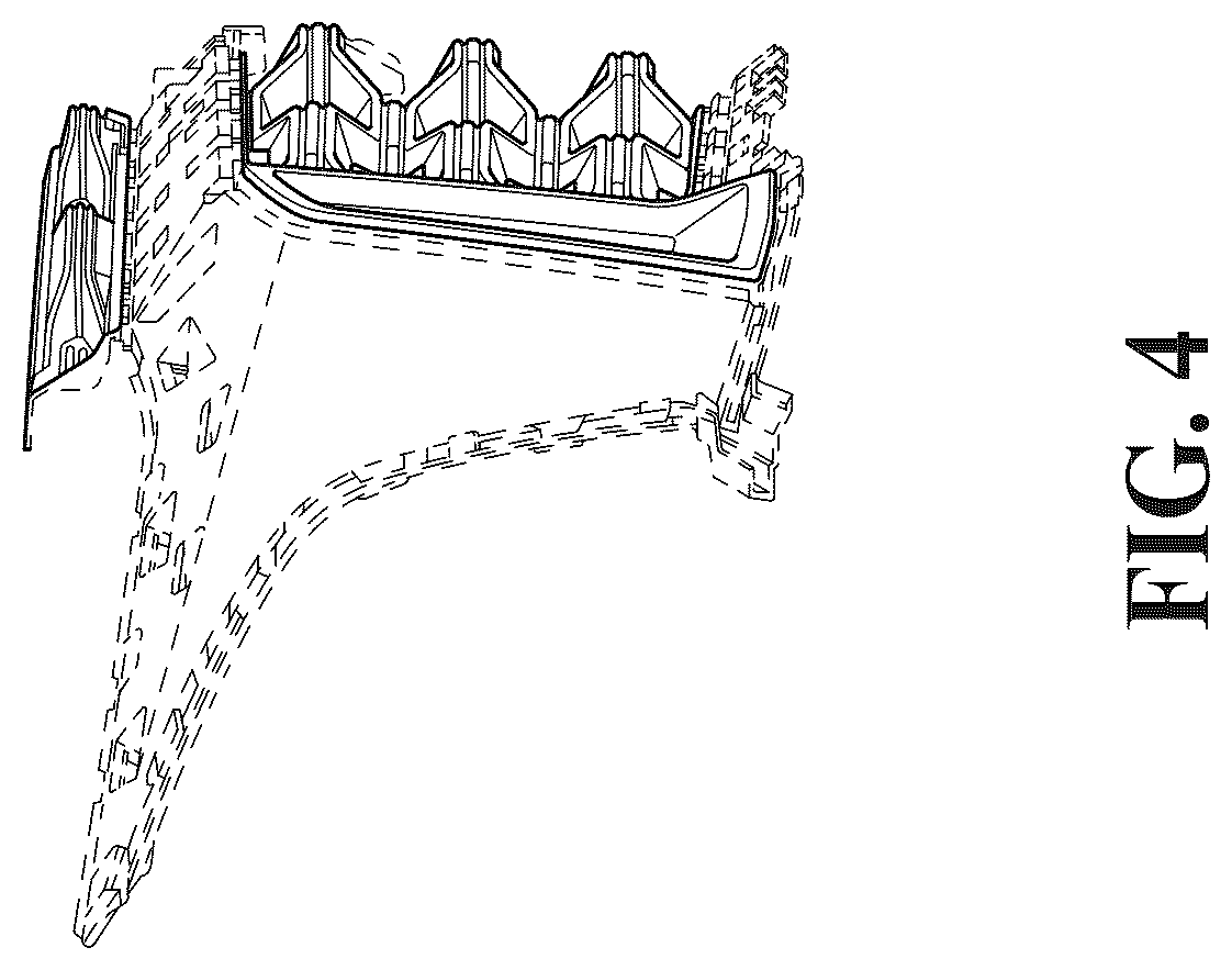 Patent USD1043469 Figure 4 – Motor vehicle grille