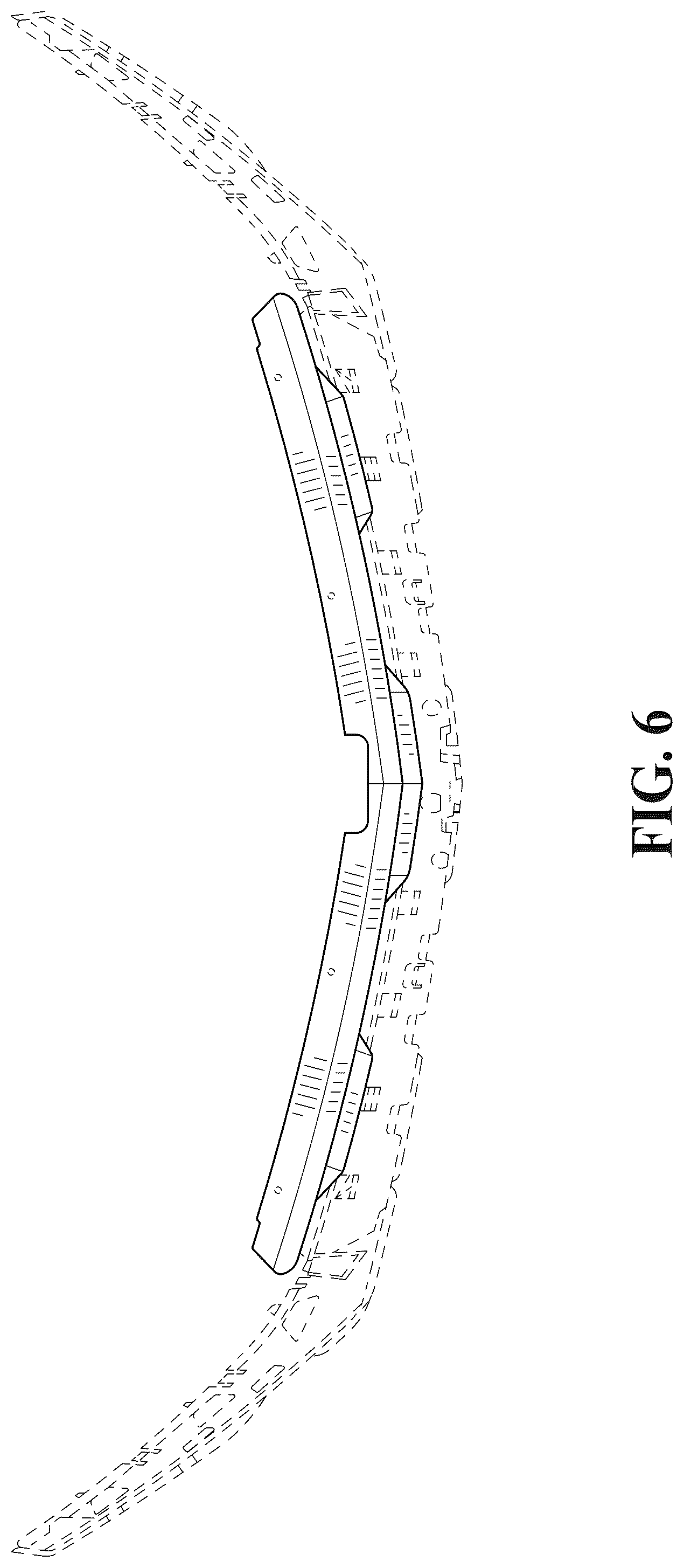 Patent USD1043469 Figure 6 – Motor vehicle grille