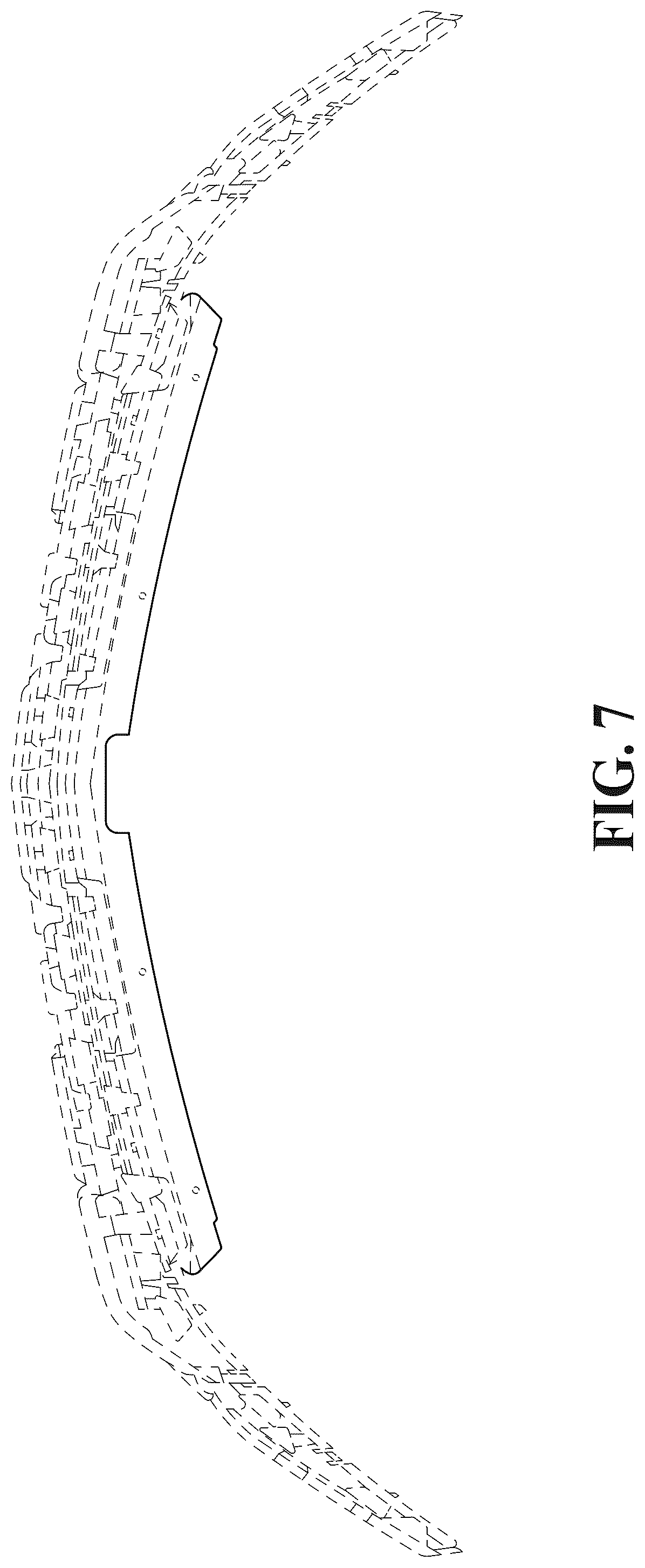 Patent USD1043469 Figure 7 – Motor vehicle grille