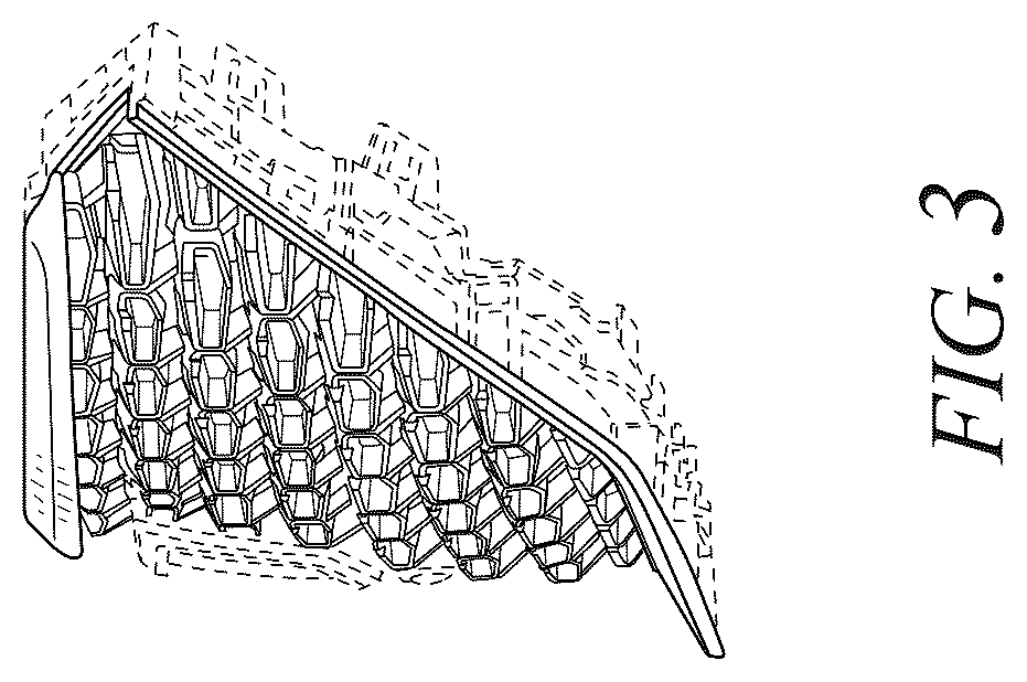 Patent USD1043470 Figure 3 – Vehicle grille