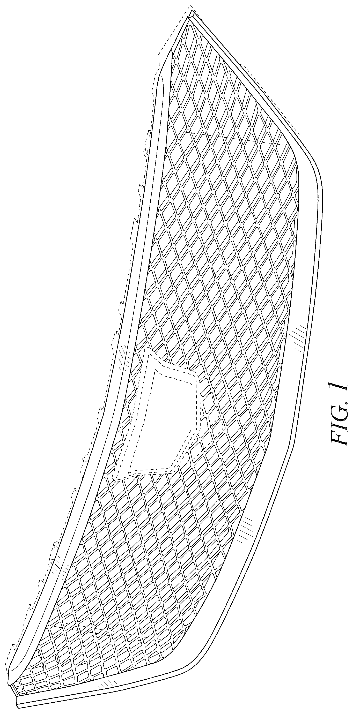 Patent USD1043471 Figure 1 – Vehicle grille