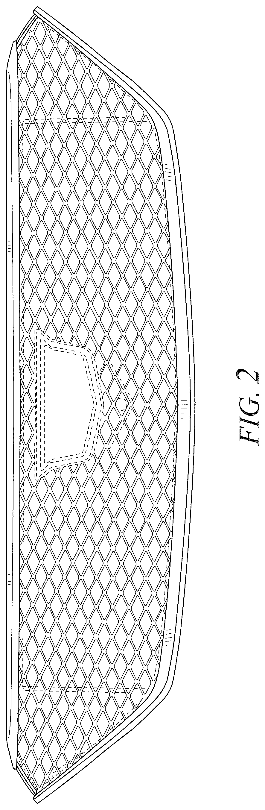 Patent USD1043471 Figure 2 – Vehicle grille