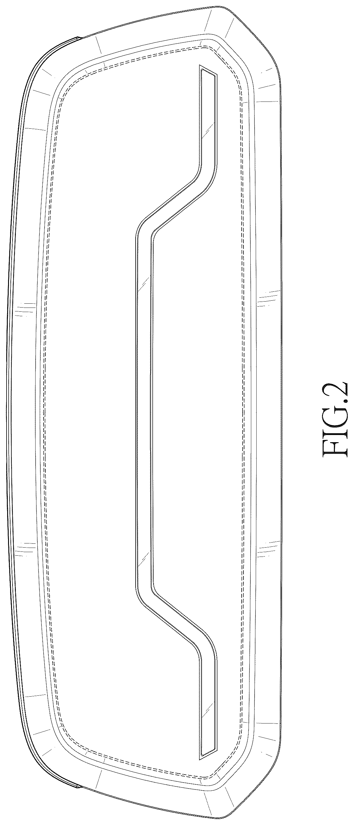 Patent USD1043472 Figure 2 – Decorative grille frame