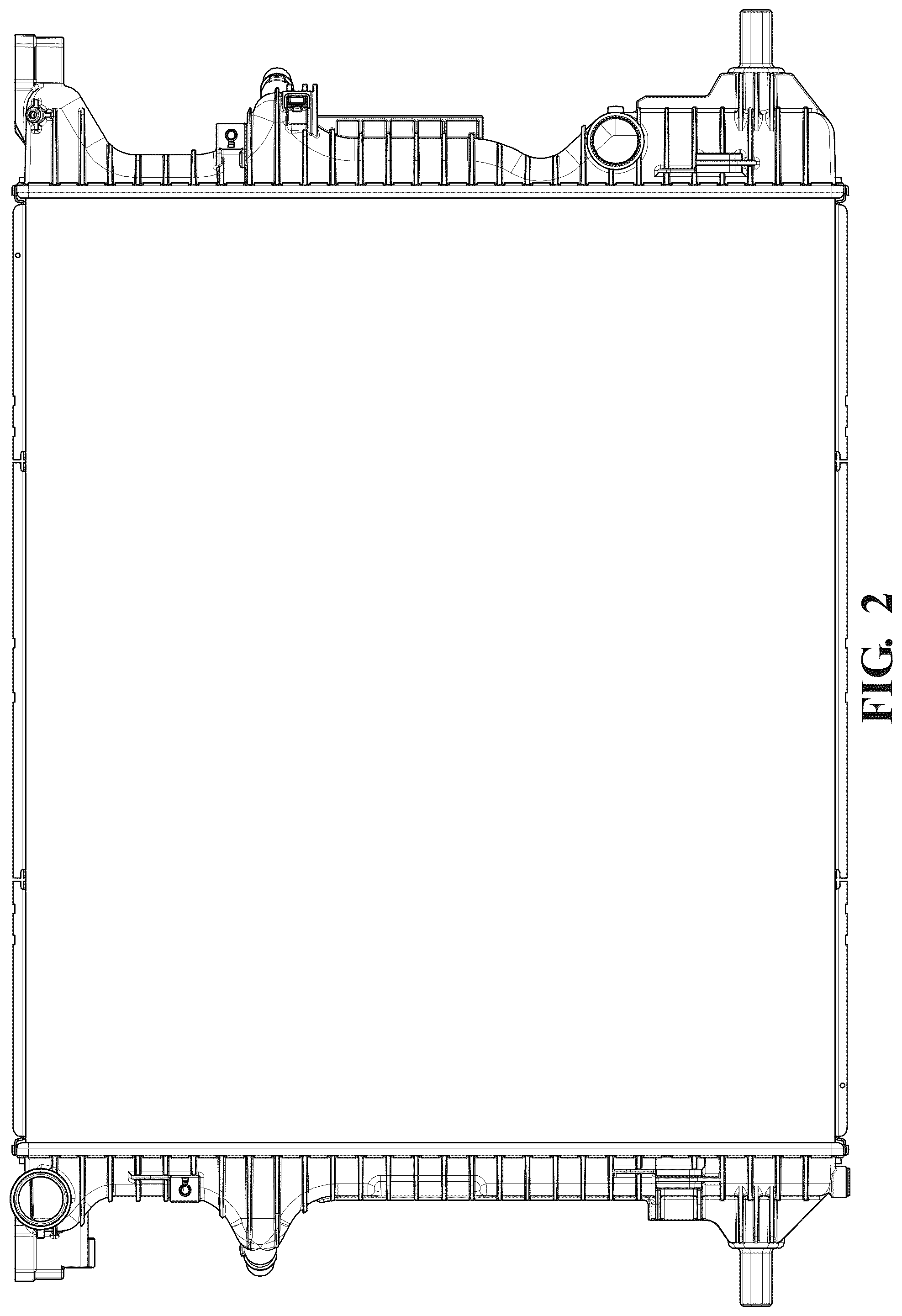 Patent USD1043473 Figure 2 – Radiator for a vehicle