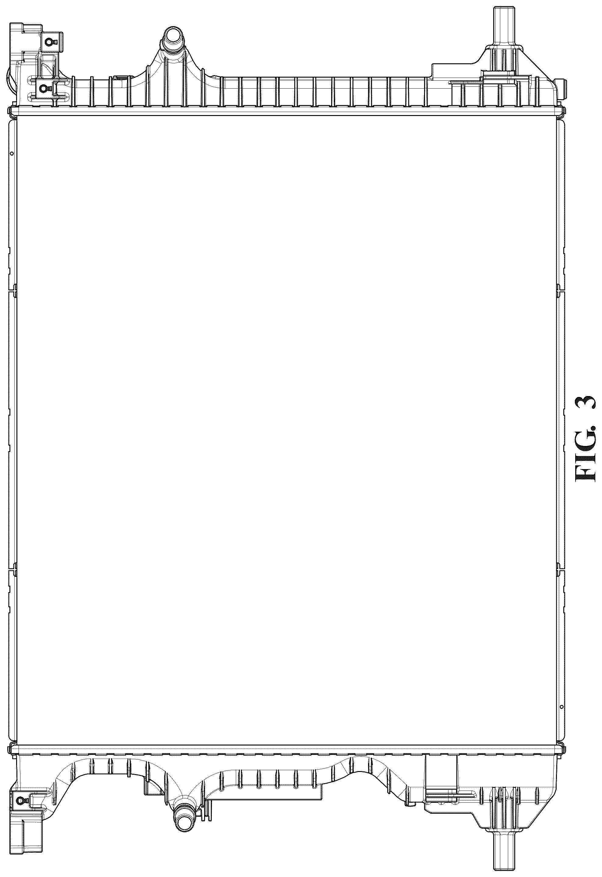 Patent USD1043473 Figure 3 – Radiator for a vehicle