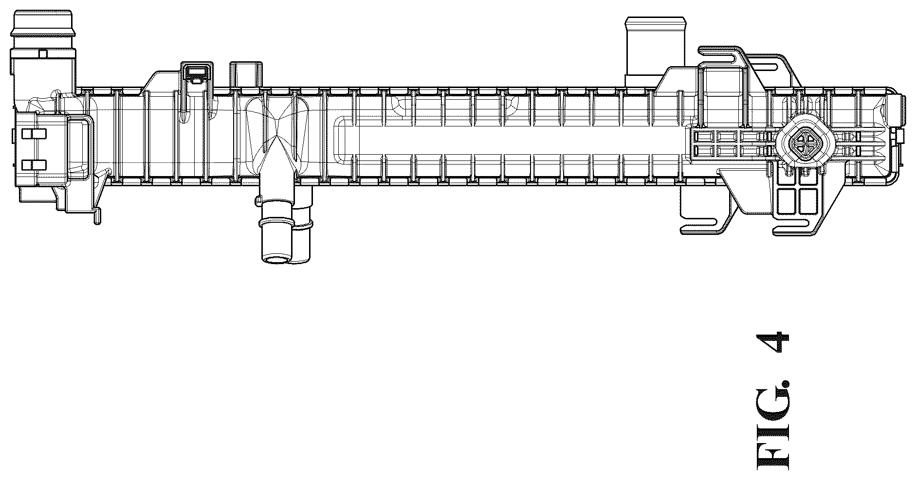 Patent USD1043473 Figure 4 – Radiator for a vehicle