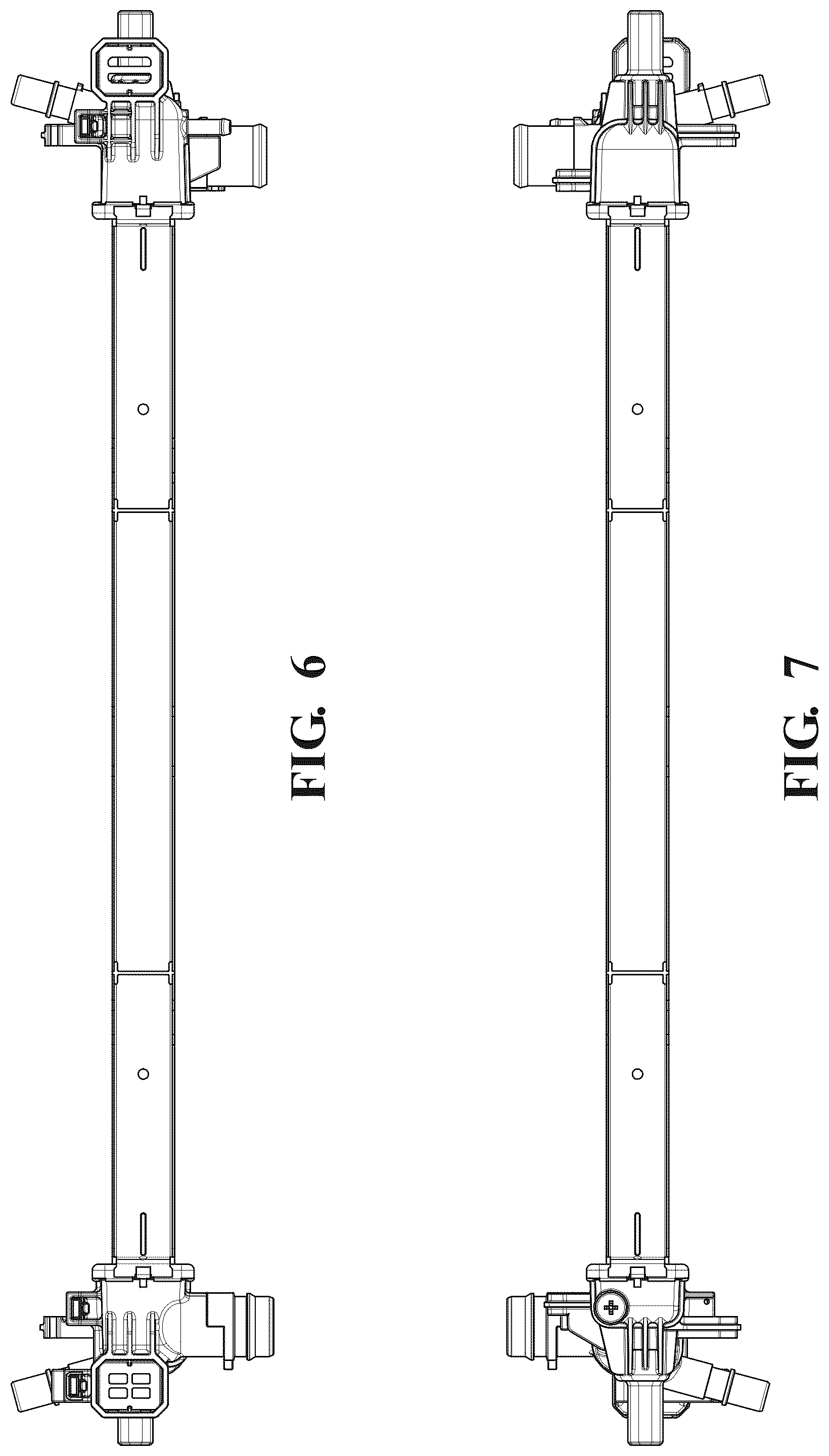 Patent USD1043473 Figure 6 – Radiator for a vehicle