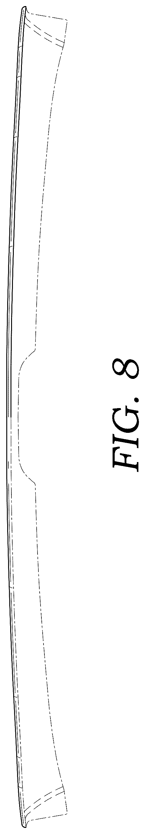 Patent USD1043476 Figure 7 – Vehicle bumper trim