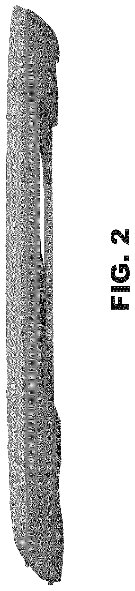 Patent USD1043477 Figure 2 – Rear bumper for a vehicle