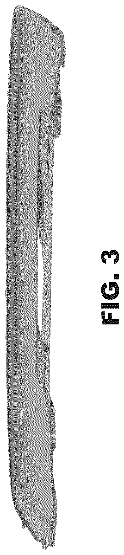 Patent USD1043477 Figure 3 – Rear bumper for a vehicle