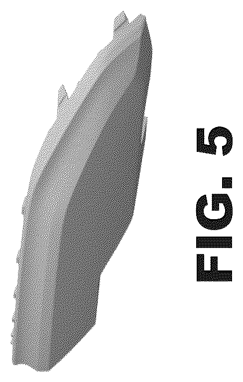 Patent USD1043477 Figure 5 – Rear bumper for a vehicle