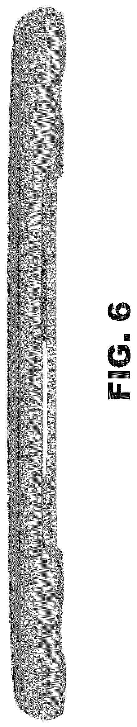 Patent USD1043477 Figure 6 – Rear bumper for a vehicle