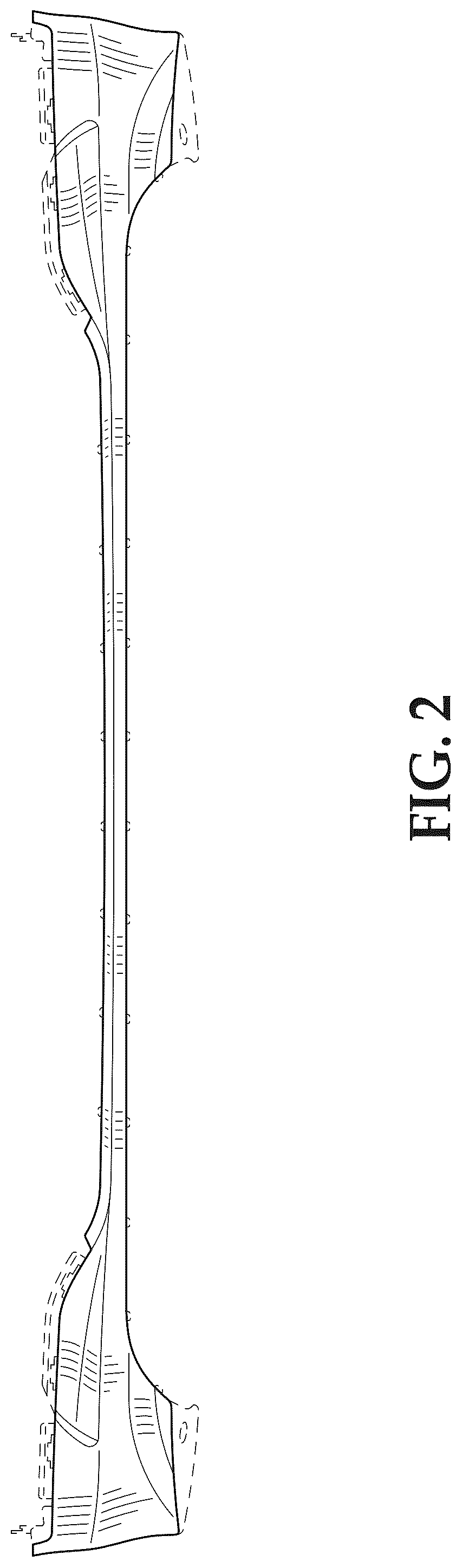 Patent USD1043479 Figure 2 – Vehicle front lower fascia