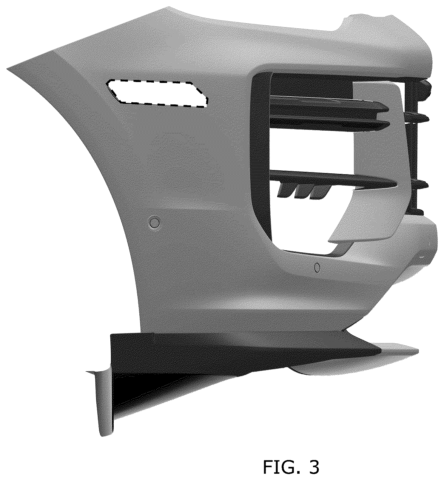Patent USD1043481 Figure 2 – Front bumper for vehicle